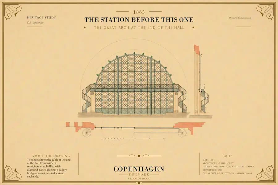 THE GREAT ARCH AT THE END OF THE HALL